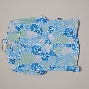 New Voir Collection Short Sleeve Blouse New with Tags Sz M